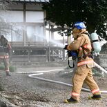 火災から文化財を守れ! 大田原の明覚寺で防火・防災訓練