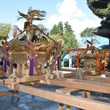 神輿の町会渡し　真岡