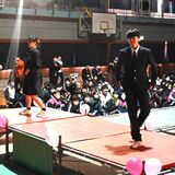 ジェンダーレス制服導入へ　壬生・南犬飼中でファッションショー　４パターンから投票で決定