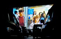 日光江戸村で車内シアター