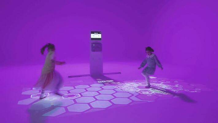 ゲームなどを楽しめるＡＲプレイグラウンドのイメージ（ヨコタ提供）