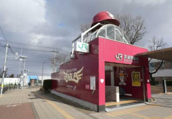 JR仙石線の宮城野原駅=1月、仙台市