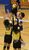 足大付－宇工男子準決勝　スパイクを放つ足大付の岩岡