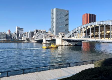 　勝鬨橋＝東京都中央区