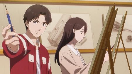 　ＴＶアニメ「左ききのエレン」より（（ｃ）かっぴー／アニメ「左ききのエレン」製作委員会）