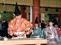 日光二荒山神社で包丁式