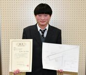 小山北桜高２年生が銀賞受賞　栃木で唯一、全国製図コンクール