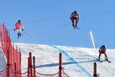 W杯スキークロス、須貝龍が4位