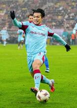 上田は後半途中から出場