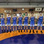 国民スポーツ大会レスリングで 阿部選手がグレコローマン優勝