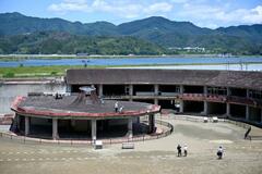 旧大川小校舎、保全工事開始
