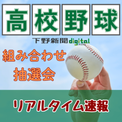 全国高校野球選手権栃木大会、17日午後に組み合わせ抽選会 リアルタイム速報