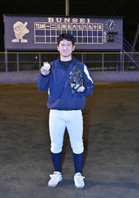 新たな舞台での活躍を期す浅田＝文星付高グラウンド