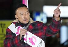 党勢挽回狙い山本代表初演説