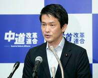 中道が文科相批判、辺野古事故