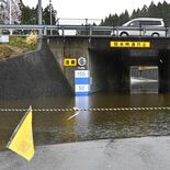 那須塩原でアンダーパス冠水　県内大雨と強風、足利では倒木　停電や鉄道ト…