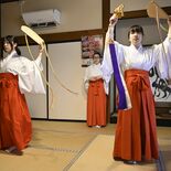 日光二荒山神社で新人みこ「八乙女」が研修　神楽など基礎学ぶ
