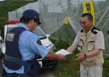 農作物盗難防止へ連携　佐野市や警察ら、産地を巡回