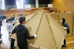 避難生活疑似体験