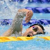 伸び盛り 鈴木（作新高）８位　国体会期前・競泳少年女子Ｂ100自由形