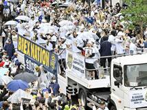 １位 ブレックス優勝パレード