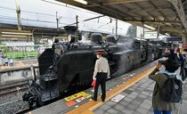 SL大樹が重連運転　日光