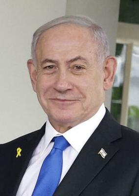 イスラエルのネタニヤフ首相(ゲッティ=共同)