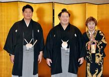 元関脇の十両明生が挙式披露宴