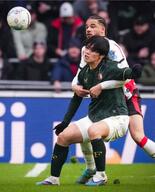 上田は後半途中まで