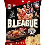 Ｂリーグとのコラボスナック発売　ひざつき製菓、観戦のお供に　25日にセ…