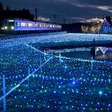 日光で列車とイルミネーションが競演　東武鉄道鬼怒川線沿線の「倉ケ崎SL花畑」