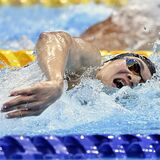 萩野さん意識し五輪目標に　競泳・松下知之　動きまね、タイム伸長