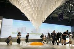 アースマートの可視化展示
