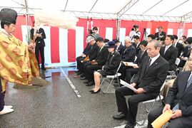 アパホテル小山駅前、2027年夏開業へ起工式　市内最多187室、新築は県内初　元谷…