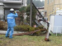 真岡で突風被害