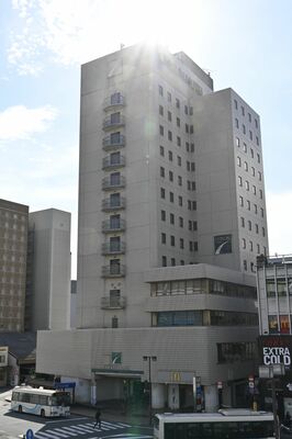 ９月末で営業終了するチサンホテル宇都宮＝宇都宮市