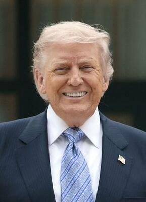 トランプ米大統領(ゲッティ=共同)