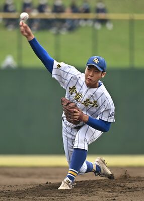 青藍泰斗のエースとして活躍が期待される長嶋