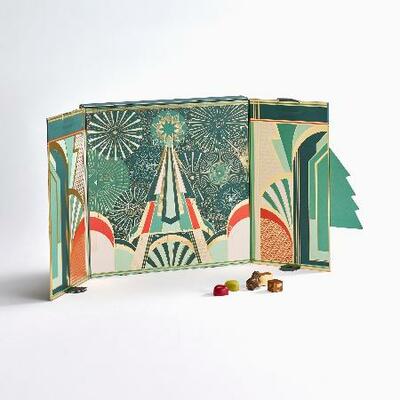 　クリスマスイブまでの２４日間、ショコラを楽しめる「ピエール　マルコリーニ」のアドベントカレンダー（提供写真）