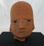 70年ぶりに見つかった人物埴輪の頭部を展示　下野の風土記の丘資料館で３…