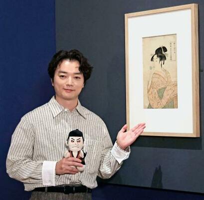 　取材会に登場した染谷将太＝２１日、東京都台東区