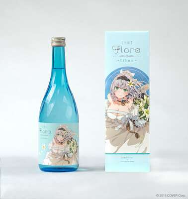 Ｖチューバーのタレントとコラボした日本酒「【九尾】Ｆｌｏｒａ〜Ｌｉｌｉｕｍ〜」