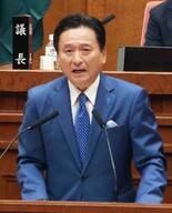 佐賀知事、4選出馬表明