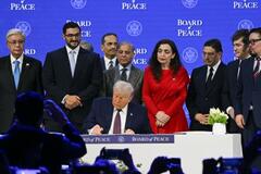 米国主導「平和評議会」設立式典