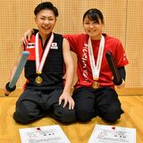 きょうだいそろってチャンバラ世界一　大田原の道場所属の磯芽依さん、慶多さん　初の快挙に「夢のよう」