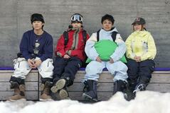 スノボ戸塚ら本番へ特訓