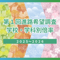 栃木県内中学３年生の第１回進路希望調査　県立高校の学校・学科別倍率一覧