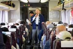 特別列車で長野の酒PR