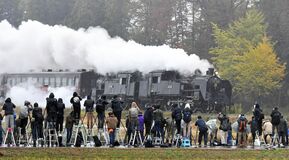 真岡鉄道で最後のSL重連