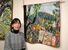 グランプリ作品と受賞を喜ぶ池山さん